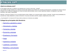 Tablet Screenshot of enlazas.com